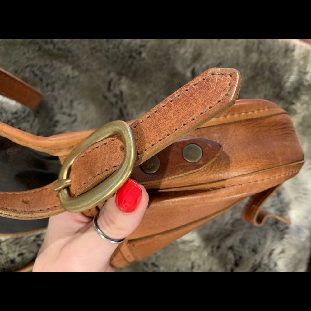 SOLD J.W. Hulme Small Belmont Tan Crossbody Bag - Picture 5 of 8